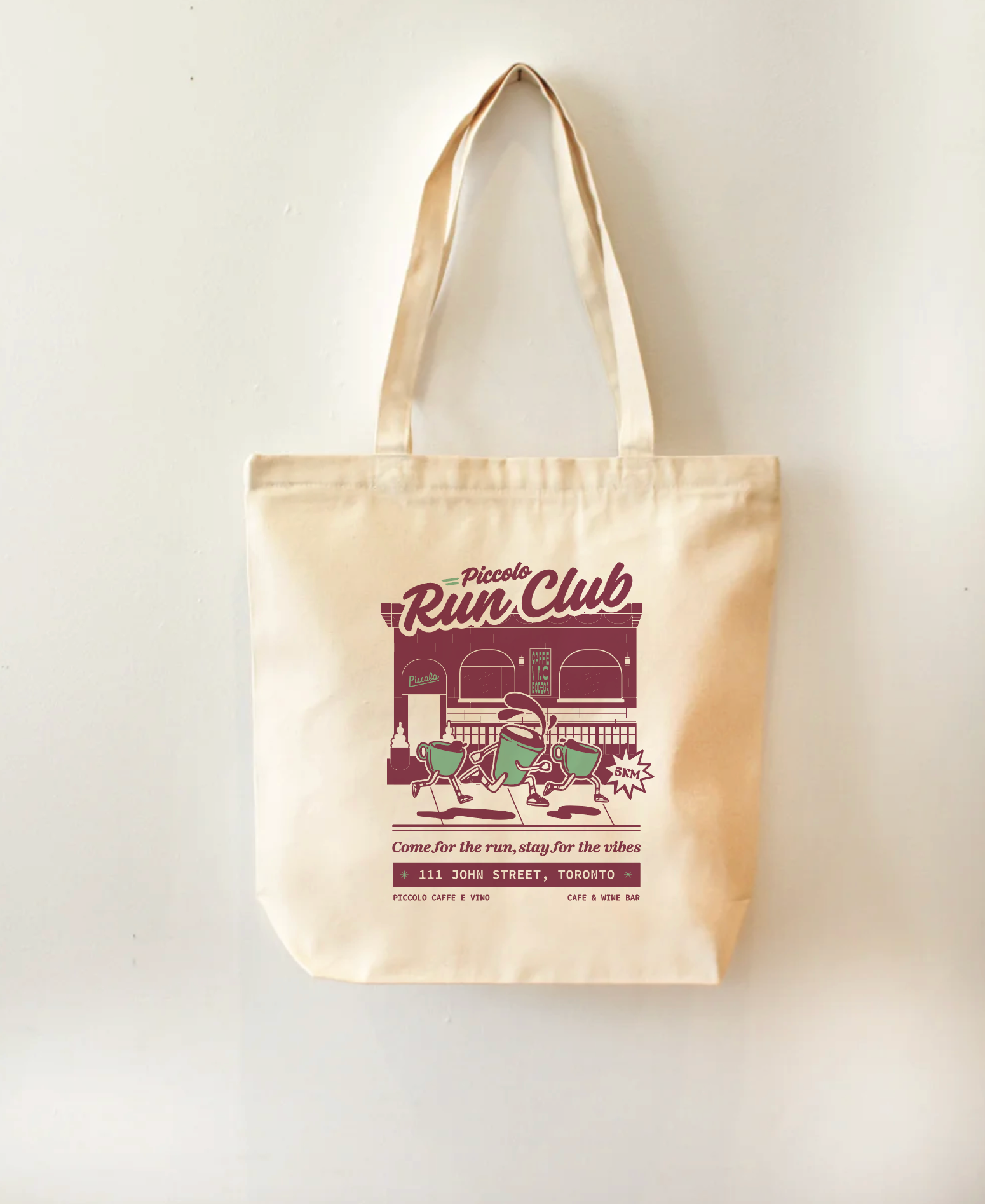 Piccolo Run Club Zippered Tote Bag - 25L